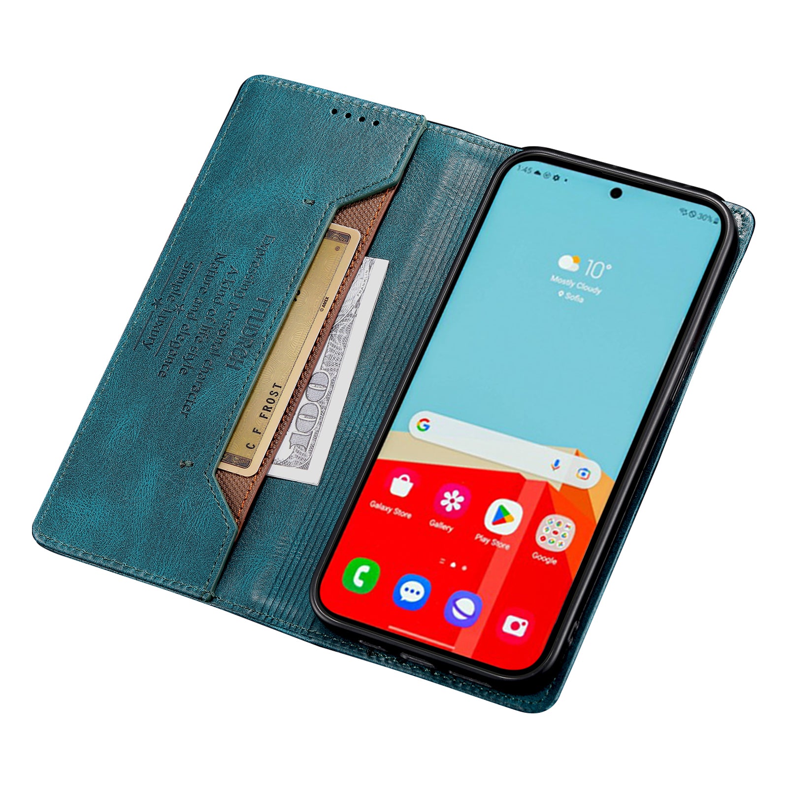 TTUDRCH Style 007 Leather Case for Samsung Galaxy S20 FE / S20 FE 5G / S20 FE 2022 / S20 Lite RFID Blocking Stand Wallet Cover - Green TTUDRCH Style 007 Leather Case for Samsung Galaxy S20 FE / S20 FE 5G / S20 FE 2022 / S20 Lite RFID Blocking Stand Wallet Cover - Green